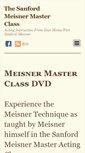 Mobile Screenshot of meisnerdvd.com